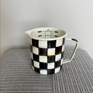 MacKenzie-Childs Courtly Check 7 cup measuring cup.
